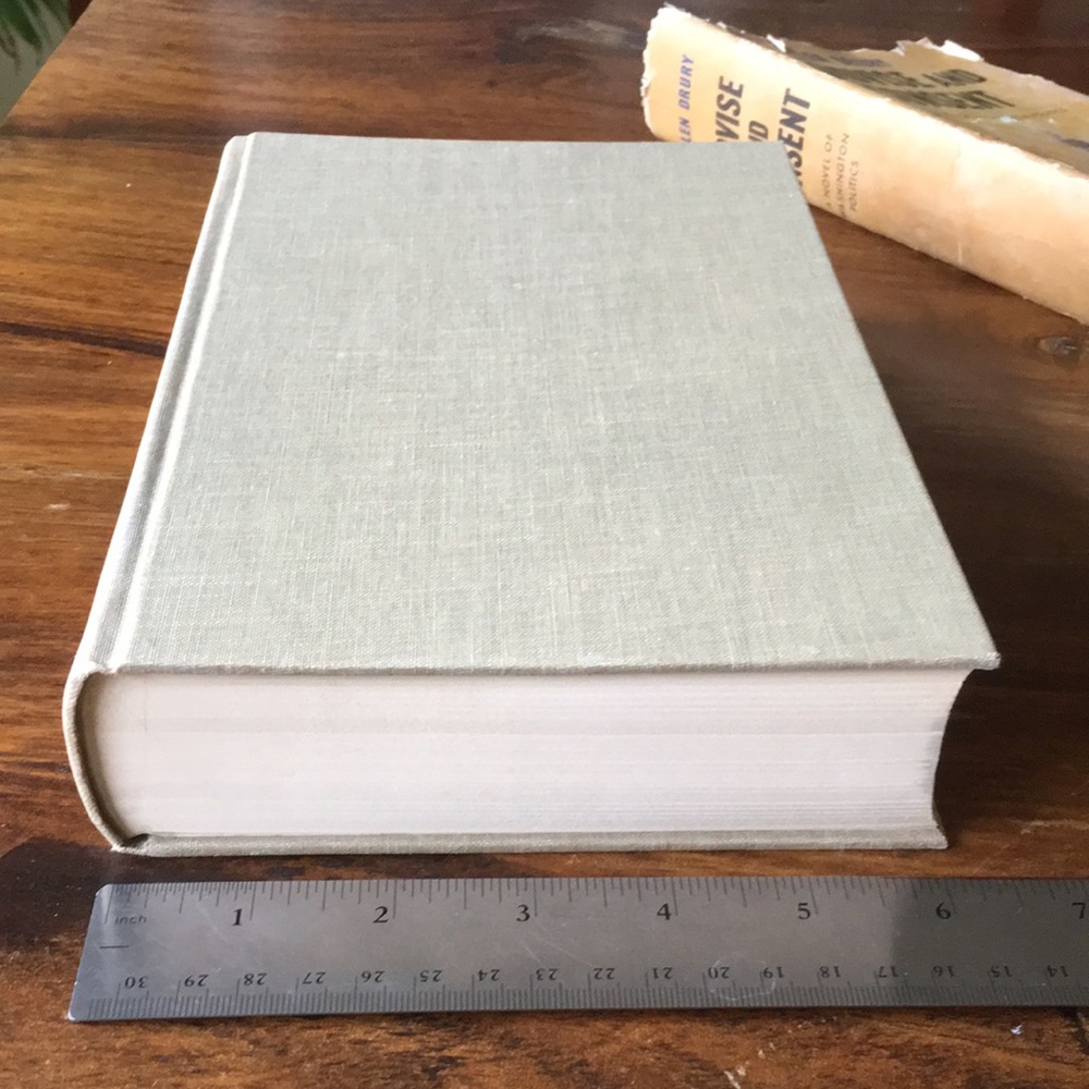SIGNED Advise and Consent by Allen Drury Hardcover Book w/ Original Dust Jacket - Picture 14 of 16